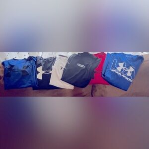 Lot of under armour boys shirts.  Used and good condition.